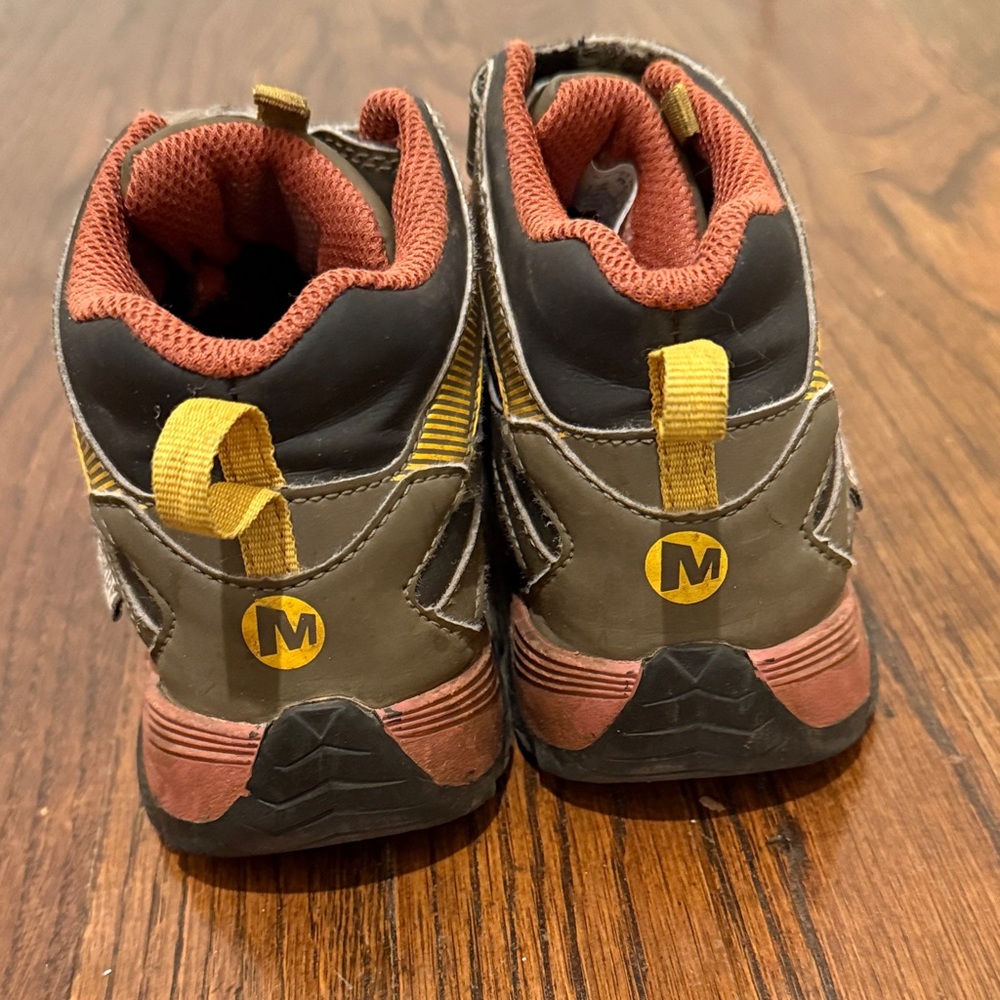 Merrell Kids' Brown and Yellow Sneakers - Picture 2 of 5